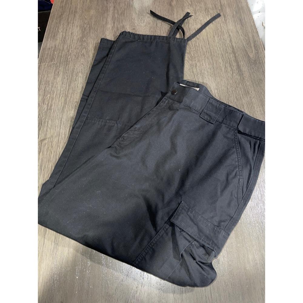 5.11 Tactical Mens 3XL Long Black Cargo Pants Ripstop 74003-019 Drawstring Hem